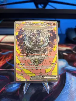 Cornerstone Mask Ogerpon EX Prismatic Evolutions Holo Pokemon TCG Card 160/131 - Image 1