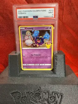 Pokemon 2021 Celebrations #013 COSMOG PSA 9 Mint RARE - Image 3