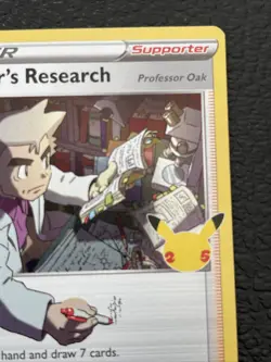 Pokemon Celebrations Professor's Research Holo 23/25 Pack Fresh! Near Mint! - Image 4