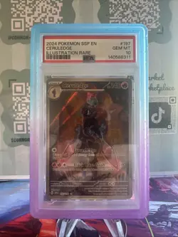 Ceruledge 197/191 Pokemon Surging Sparks Illustration Rare PSA 10 English - Image 1