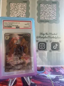 Ceruledge 197/191 Pokemon Surging Sparks Illustration Rare PSA 10 English - Image 3