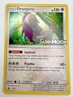 Pokemon TCG - Oranguru (SM13 Staff Promo Holo) - Sun & Moon Prerelease - LP - Image 1
