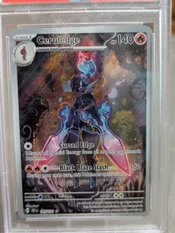 2024 Pokemon Surging Sparks Ceruledge 197/191 Illustration Rare PSA 10 GEM - Image 2