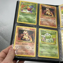 Vintage Pokemon Binder Lot Of Base Set 1999 Jungle & Fossil - Image 3