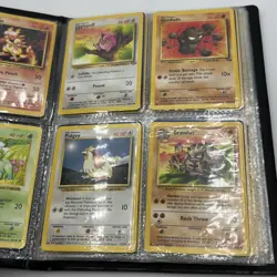 Vintage Pokemon Binder Lot Of Base Set 1999 Jungle & Fossil - Image 4