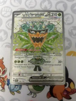 Teal Mask Ogerpon Full Art Pokemon Twilight Masquerade #190/167 Near Mint - Image 1