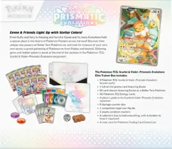 Pokemon Scarlet & Violet Prismatic Evolutions Elite Trainer Box ETB - New/Sealed - Image 2