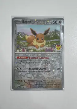 Eevee - (Pokemon Day 2025) (Reverse Cosmos Holo) 074/131 - Image 1
