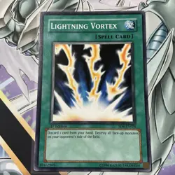 Lightning Vortex SD6-EN028 1st Edition LP Structure Deck Yugioh - Image 1