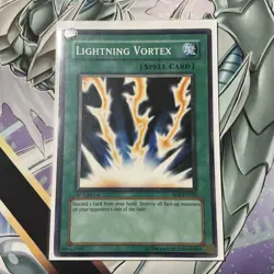 Lightning Vortex SD6-EN028 1st Edition LP Structure Deck Yugioh - Image 5