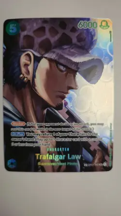 Bandai One Piece Trafalgar Law Romance Dawn SR SP OP01-047 - Image 2