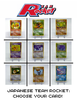 1997 Japanese Team Rocket Set Pokemon Cards - Near Mint (NM) - Choose Your Card! - Image 1