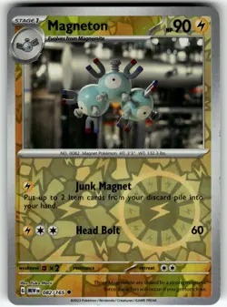 Magneton 082/165 SV: Scarlet & Violet 151 Reverse Holo NM Pokemon Card TCG - Image 1