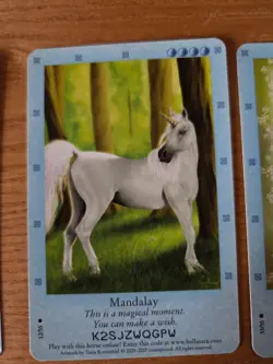 Bella Sara Northern Lights Trading Cards Horses Pegasus Unicorn17 Total, 1 Foil - Image 4