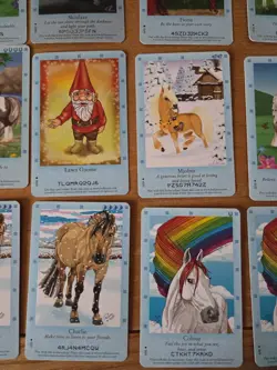 Bella Sara Northern Lights Trading Cards Horses Pegasus Unicorn17 Total, 1 Foil - Image 5