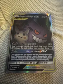 Pokemon Gengar Mimikyu GX 165/181 TCG Card Ultra Rare Full Art - Image 3