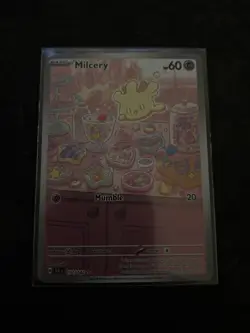 Pokemon TCG Milcery 152/142 Stellar Crown Holo Illustration Rare Card - Image 1