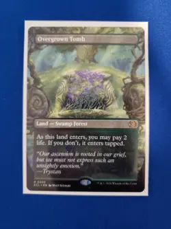 MTG Overgrown Tomb Borderless Lorwyn Eclipsed Regular Card NM - Image 1