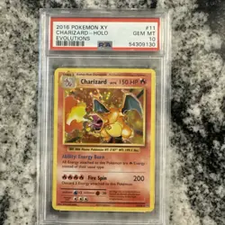 2016 POKEMON XY EVOLUTIONS #11 CHARIZARD 11/108 - HOLO PSA 10 GEM MINT - Image 4