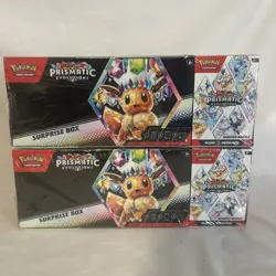 2 Pokemon Prismatic Evolutions Surprise Box And Booster Bundle Sealed - Image 1