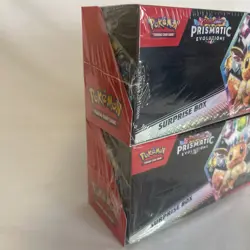 2 Pokemon Prismatic Evolutions Surprise Box And Booster Bundle Sealed - Image 5