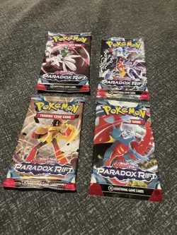 🔥 4 x Pokemon Scarlet and Violet Paradox Rift Booster Packs NEW - Image 2