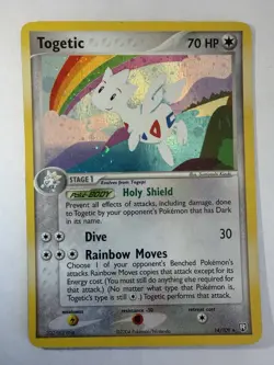 Pokemon TCG Togetic EX Team Rocket Returns 14/109 Holo Rare 2004 70 HP - Image 1