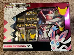 Pokemon TCG 25th Anniversary Celebrations Dark Sylveon V Collection Box - Sealed - Image 1