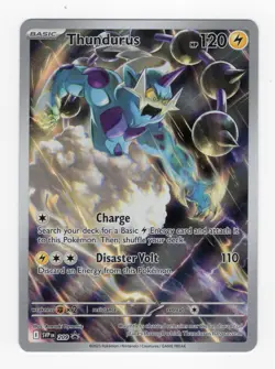 Pokemon TCG Thundurus SVP 209 Promo Holo Rare Near Mint Condition - Image 1
