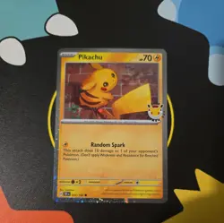 Pikachu 051 /162 Stamped 2026 Pokemon Day 30 Promo TCG - Image 1