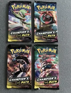 Pokemon Champions Path Art Set 4X Booster Packs Factory Sealed Brand New - Image 2