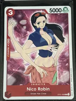 One Piece Starter Deck 1: Straw Hat Crew Theme 6 Card Lot Usopp/Jinbe/Franky - Image 5