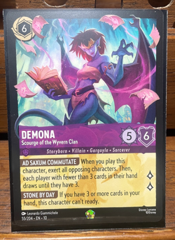 Demona Scourge of the Wyvern Clan 55/204 Whispers in the Well Disney Lorcana NM - Image 1