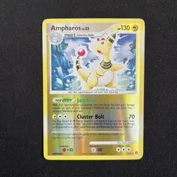 Ampharos Reverse Holo 1/132 Secret Wonders Pokemon Card - Image 2