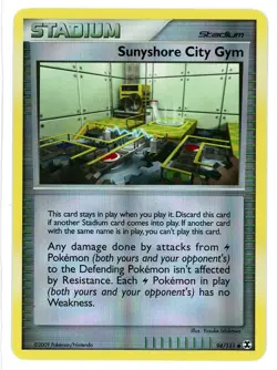 Sunyshore City Gym Reverse Holo 94/111 Rising Rivals Pokemon Card - Image 1