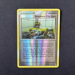 Sunyshore City Gym Reverse Holo 94/111 Rising Rivals Pokemon Card - Image 2