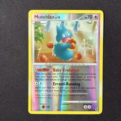 Munchlax Reverse Holo 70/111 Rising Rivals Pokemon Card - Image 2