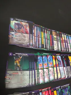 Battle Spirits Saga Evangelion Assorted Cards 100 Total Cards Near Mint Holofoil - Image 2