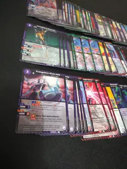 Battle Spirits Saga Evangelion Assorted Cards 100 Total Cards Near Mint Holofoil - Image 3