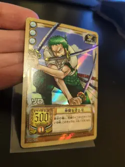 One Piece Card Vintage Zoro SH-C02 Japanese Extremely Rare Holo - Image 2