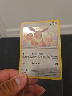 Eevee Ear Pierce Swirl Cosmos Holo SM184 Promo Card Pokemon Eevee Unbroken Bonds - Image 5