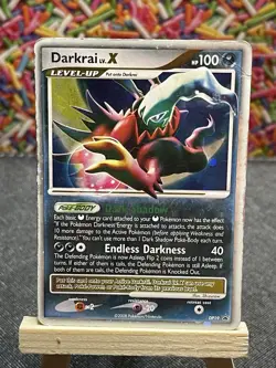 Pokemon TCG Darkrai LV.X DP19 Ultra Rare Diamond & Pearl Promo Card MP-HP - Image 1