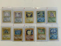 🚨 Pokemon Vintage Holograms Card TCG LOT 🚨 Mix LOT of 10 Cards Lot -#27 - Image 1