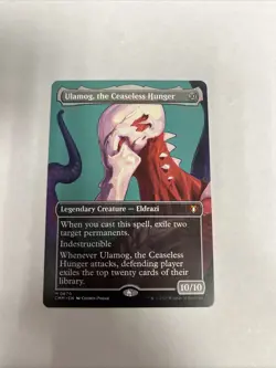 Ulamog The Ceaseless Hunger Borderless Nonfoil Card #0670 MTG LP - Image 1