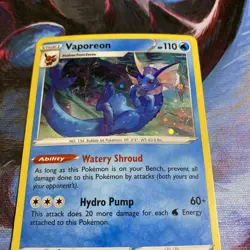 2020 Vaporeon COSMOS HOLO Black Star Promo card SWSH072 Pokemon SWSH NM - Image 2