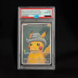 PSA 10 GEM MT Pokemon Card Japanese Pikachu Promo Van Gogh - Image 1