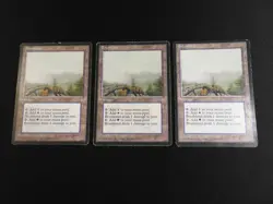 3x Brushland HP/POOR [Ice Age] Mtg Magic Free Tracking! - Image 1