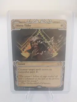 MTG Magic the Gathering Mana Tithe (Foil Etched) Strixhaven Mystical Archives NM - Image 1