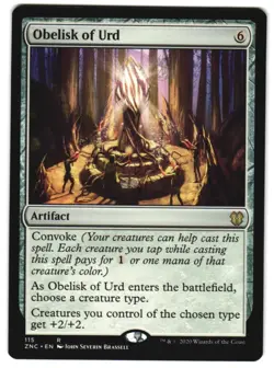 Obelisk of Urd 115 Commander: Zendikar Rising NM MTG - Image 1