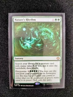 MTG Nature's Rhythm 0150 Tarkir: Dragonstorm NM - Image 1